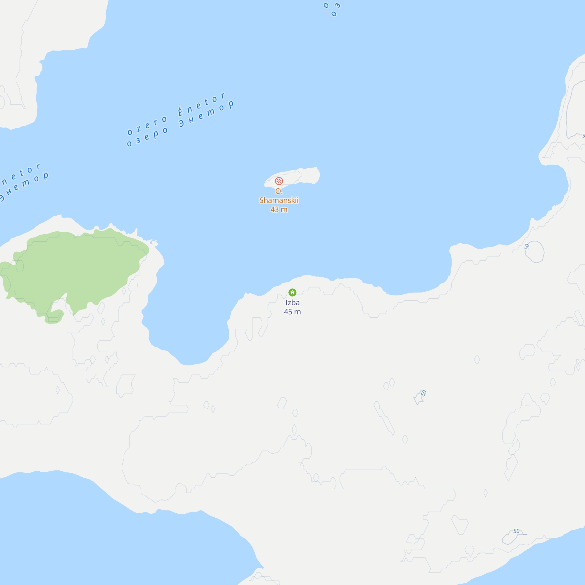 Izba map