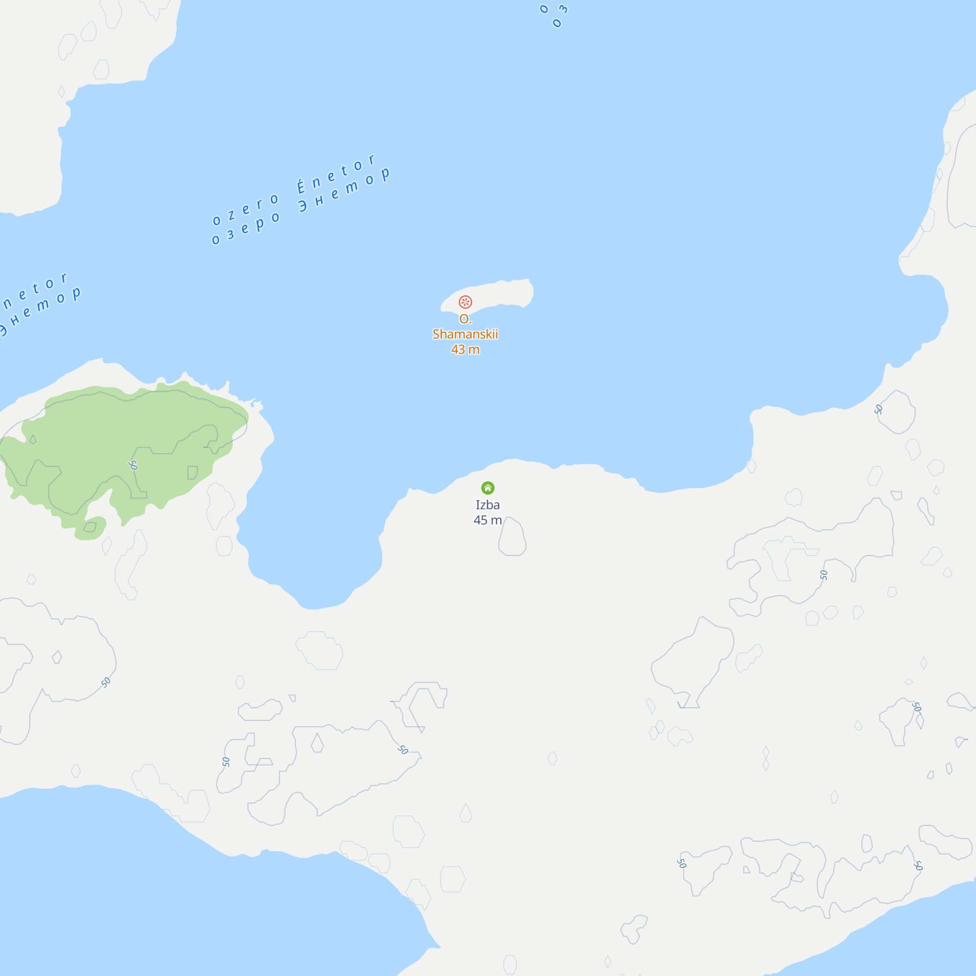 Izba map