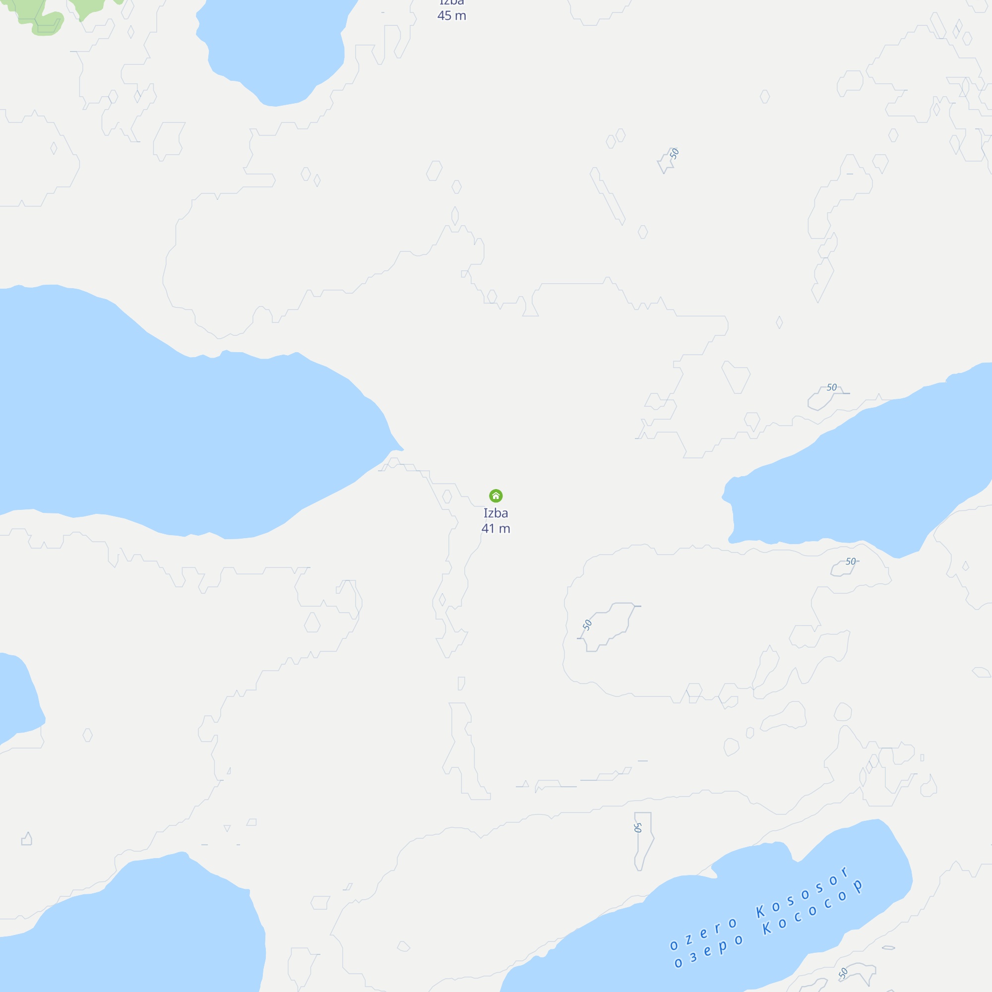 Izba map