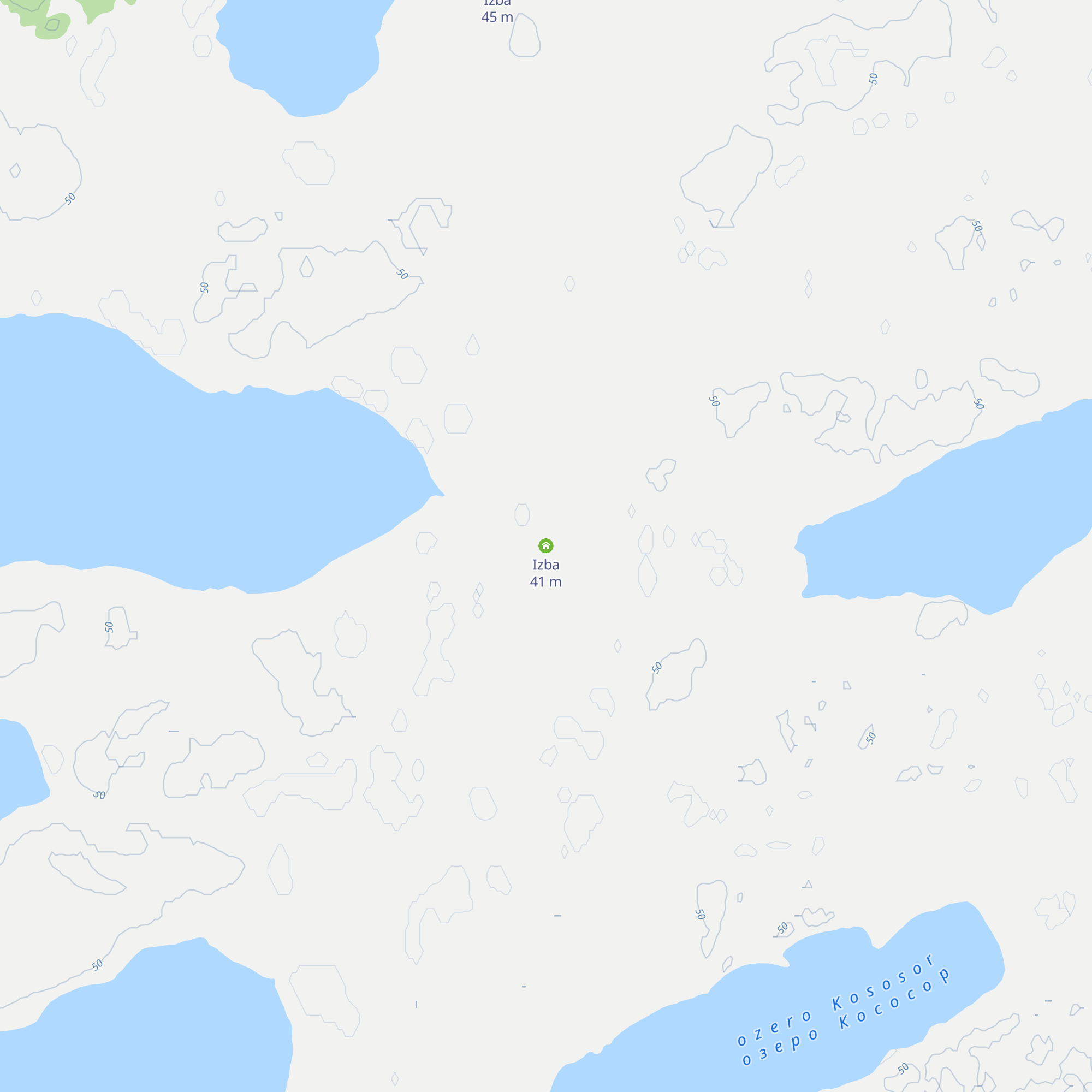 Izba map
