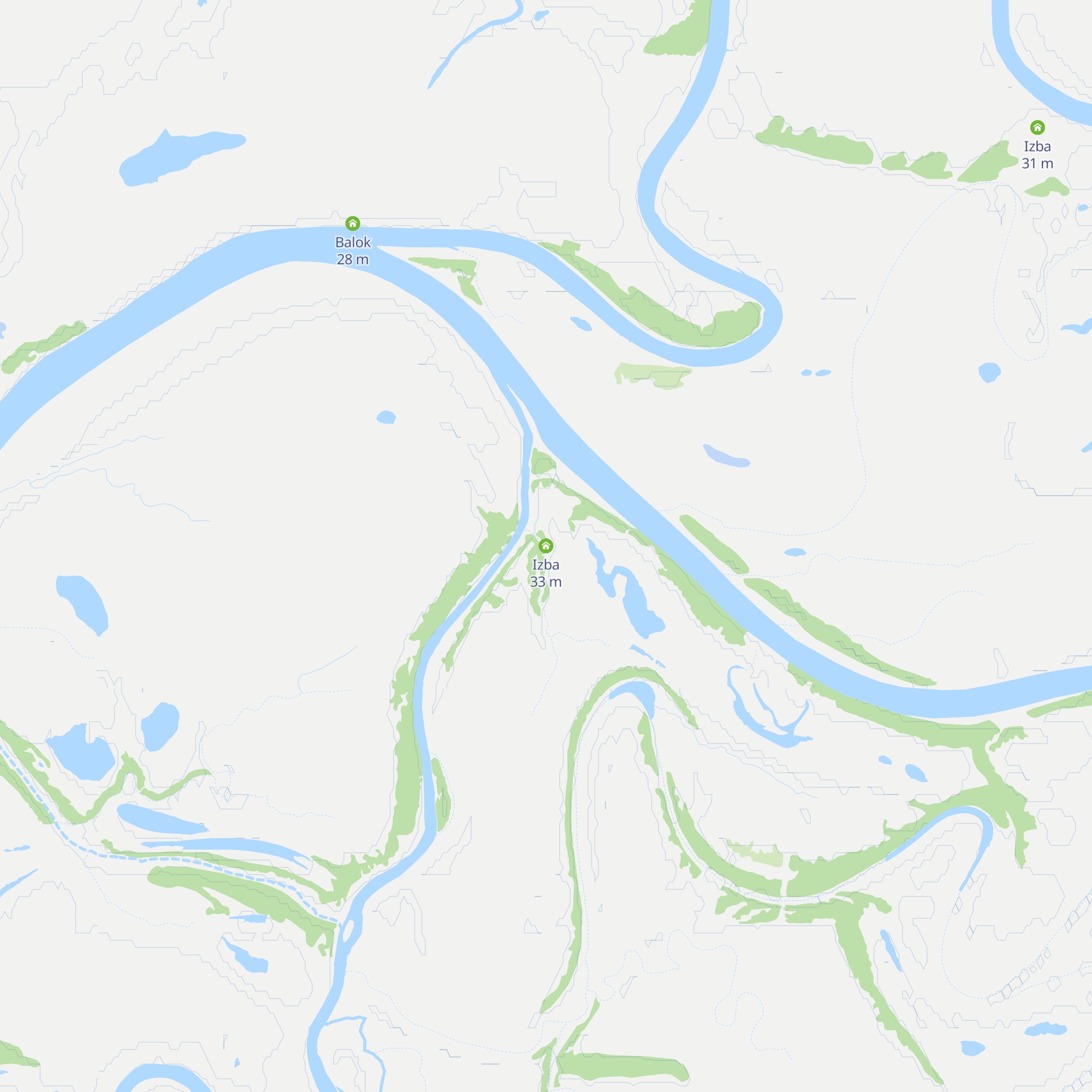 Izba map