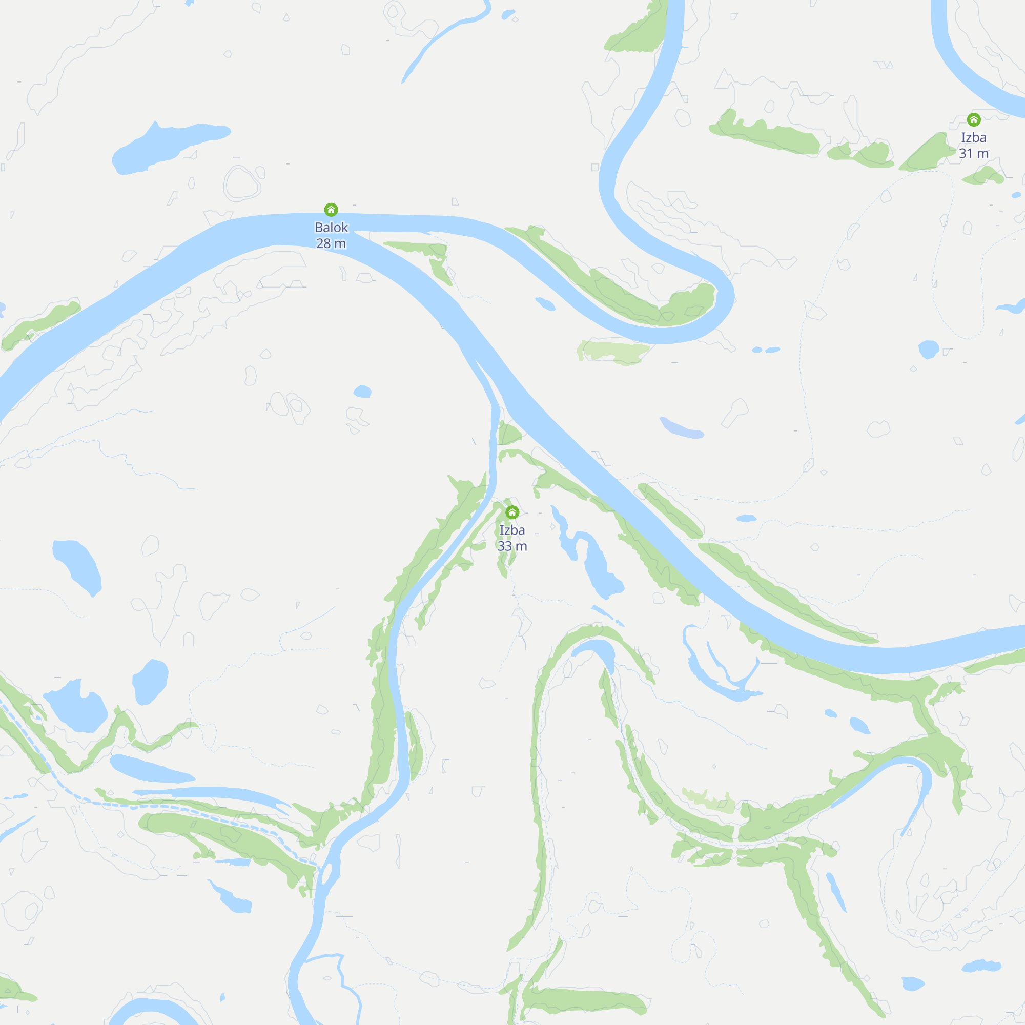 Izba map