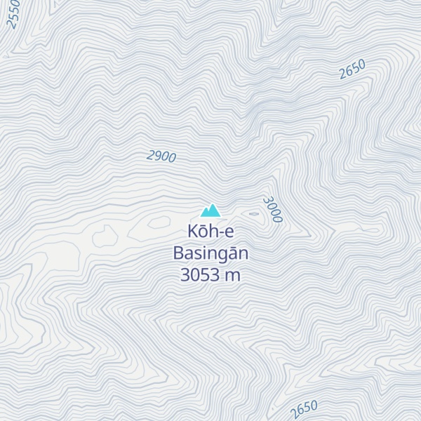 Map of Kōh-e Basingān