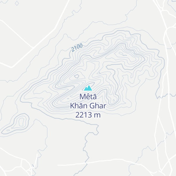 Map of Mêtā Khān Ghar