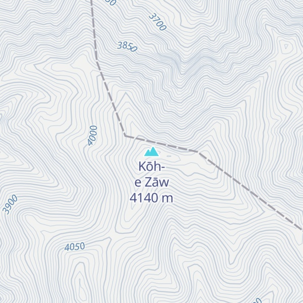 Map of Kōh-e Zāw