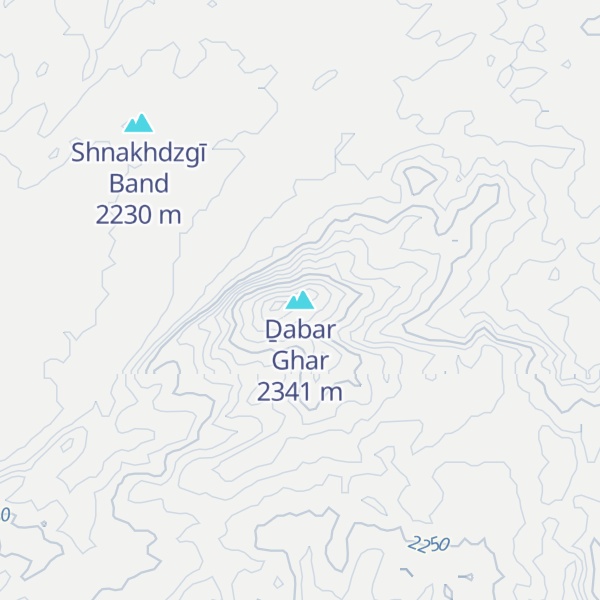 Map of Ḏabar Ghar