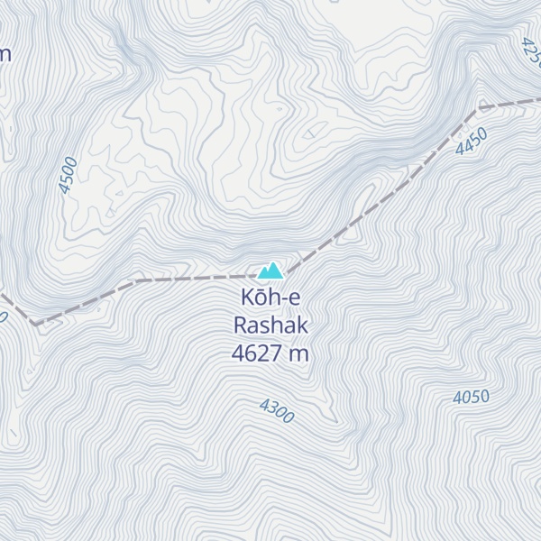 Map of Kōh-e Rashak