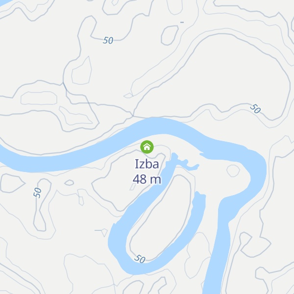 Map of Izba