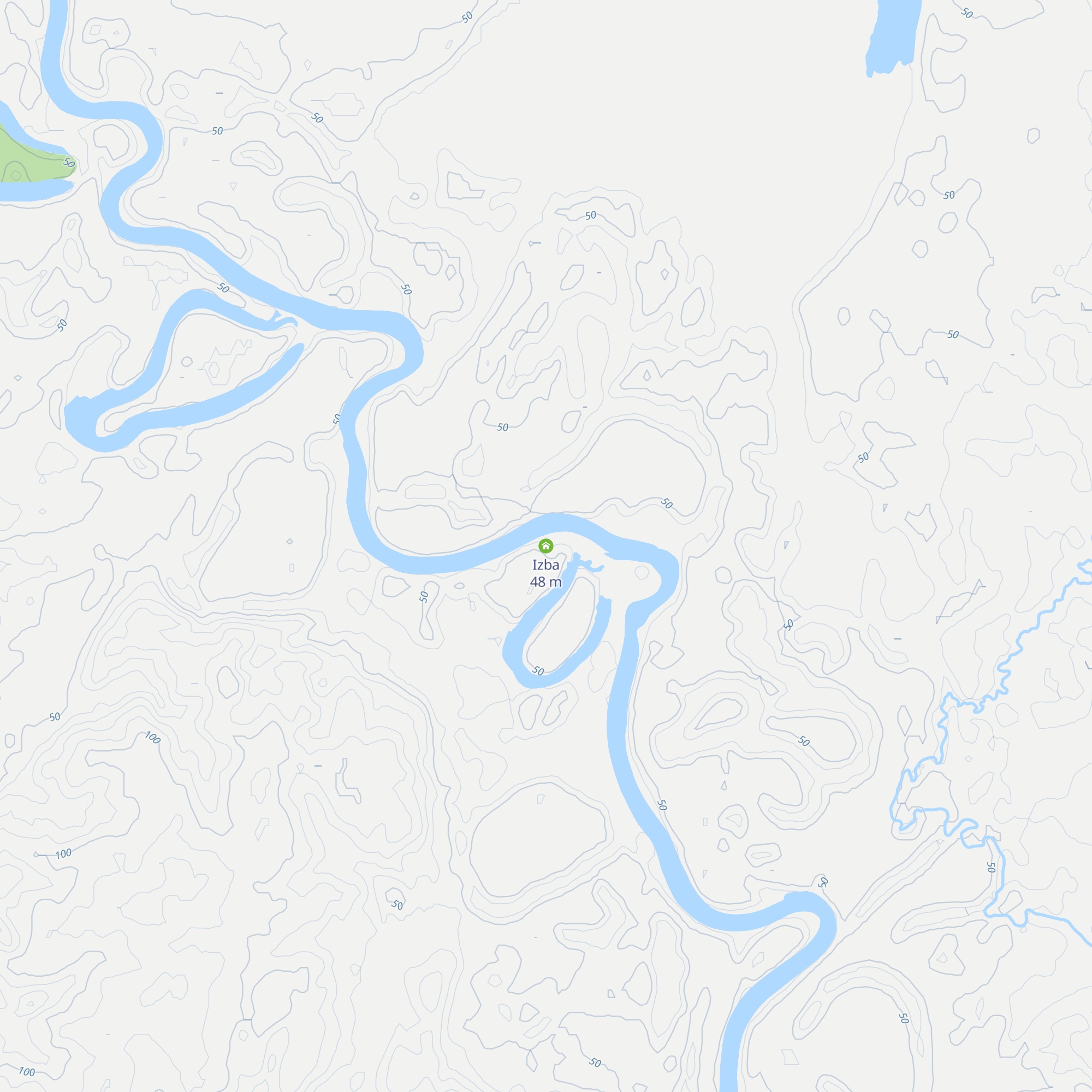 Izba map
