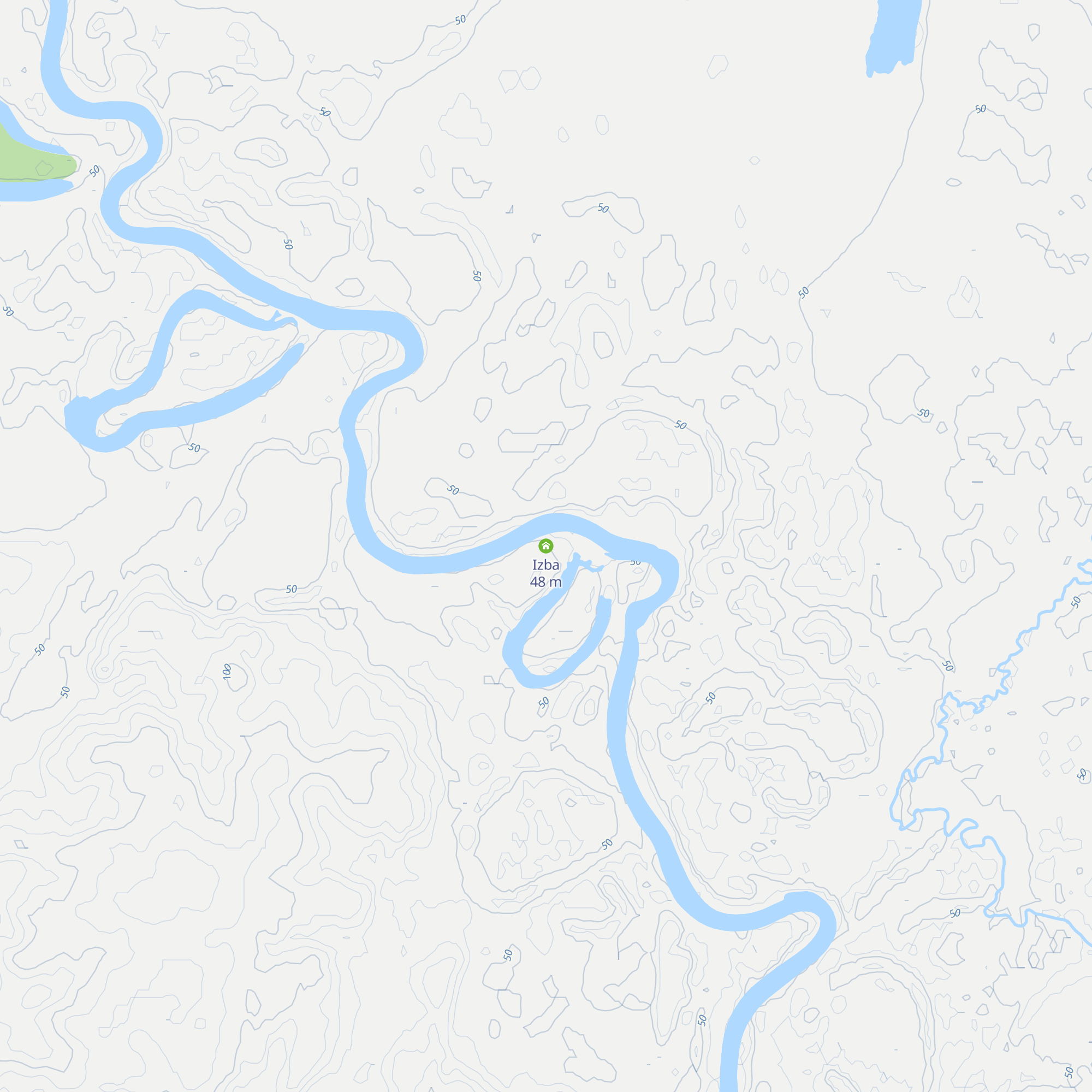 Izba map