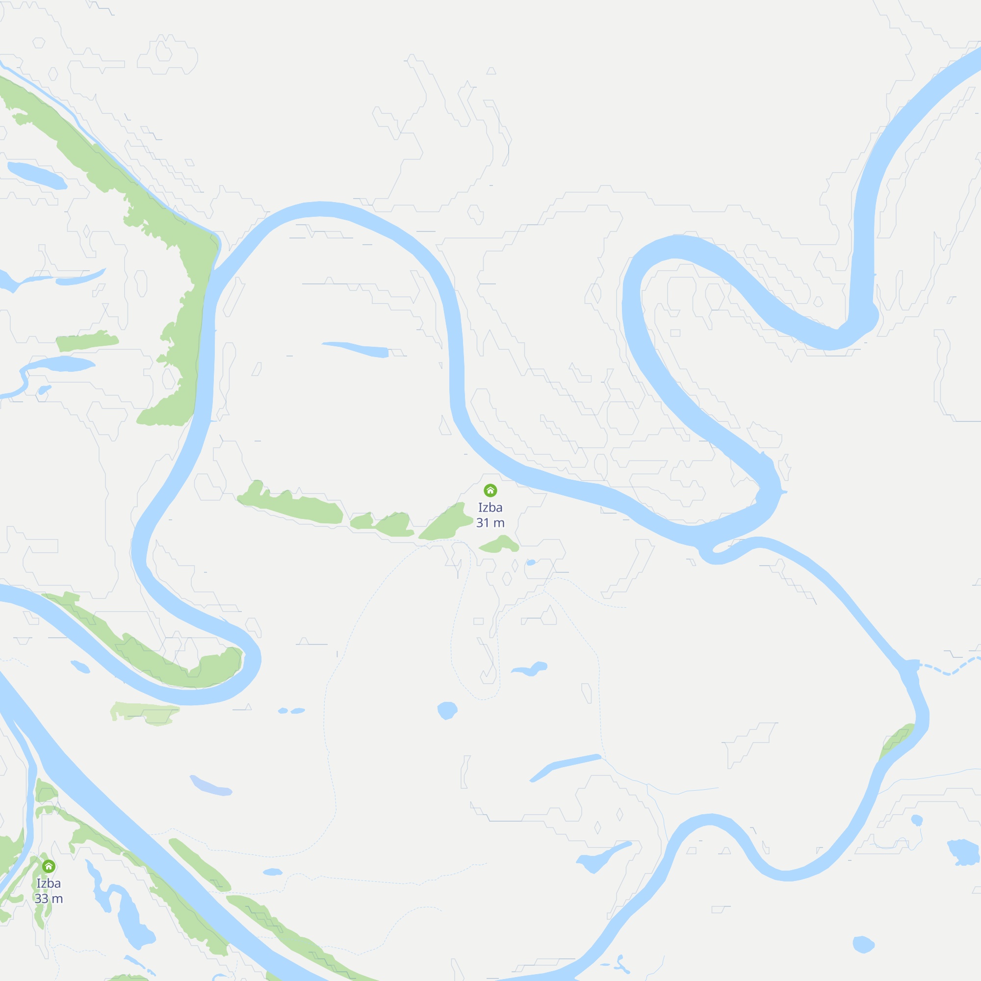 Izba map