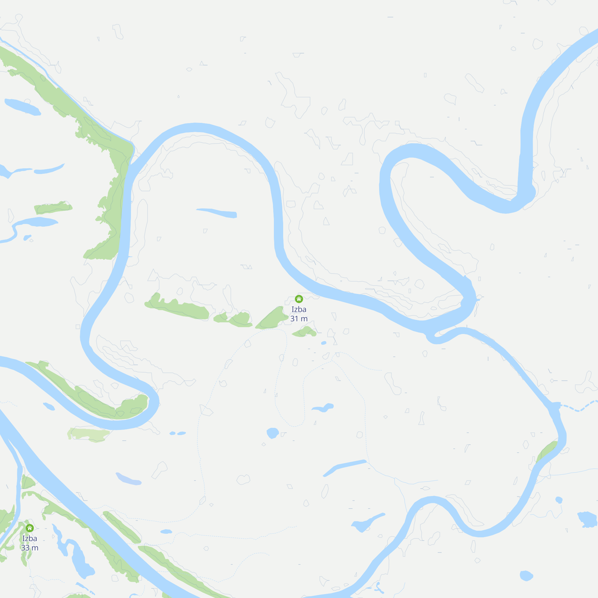 Izba map