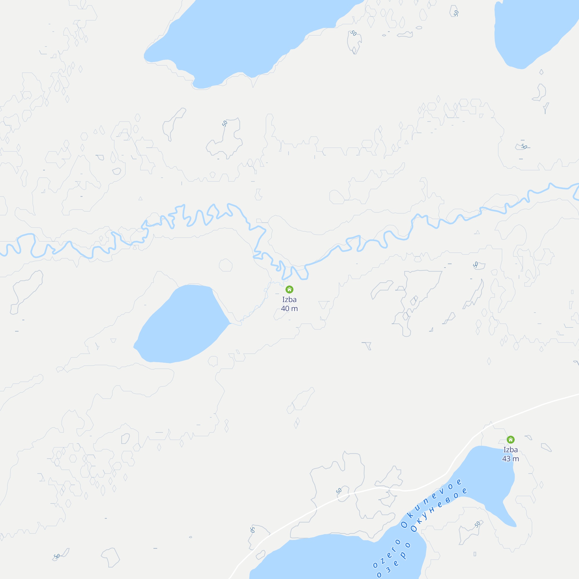 Izba map