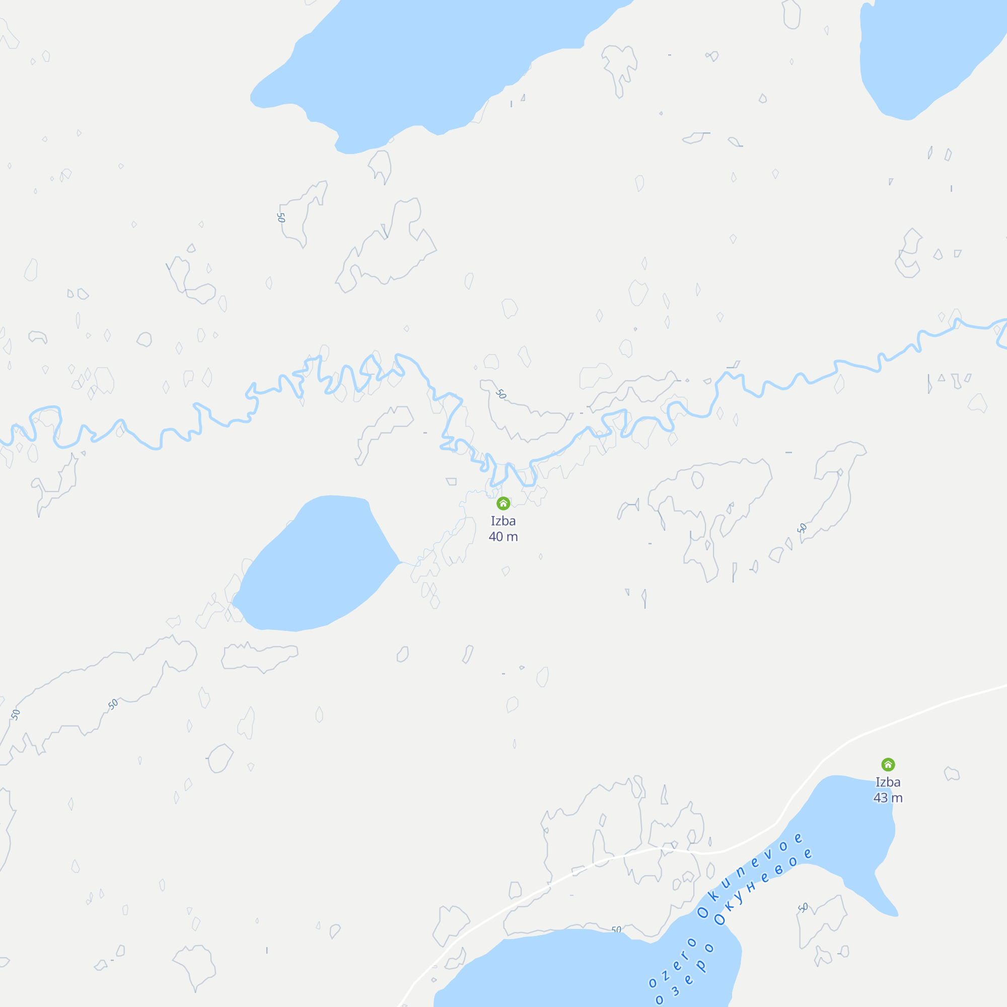 Izba map