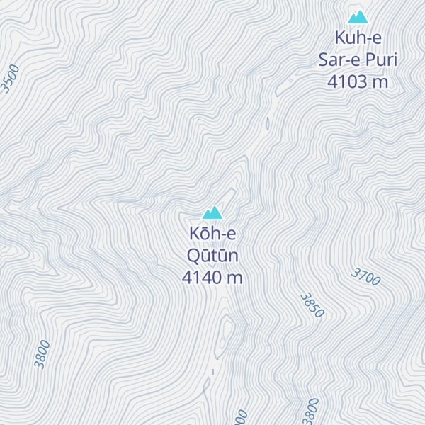 Map of Kōh-e Qūtūn