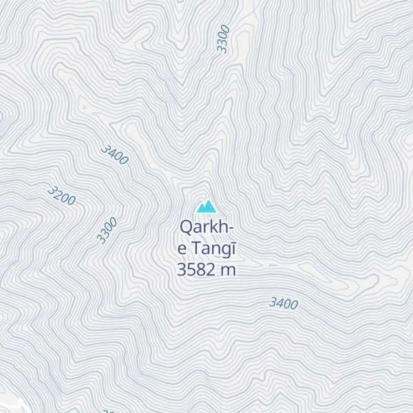 Map of Qarkh-e Tangī
