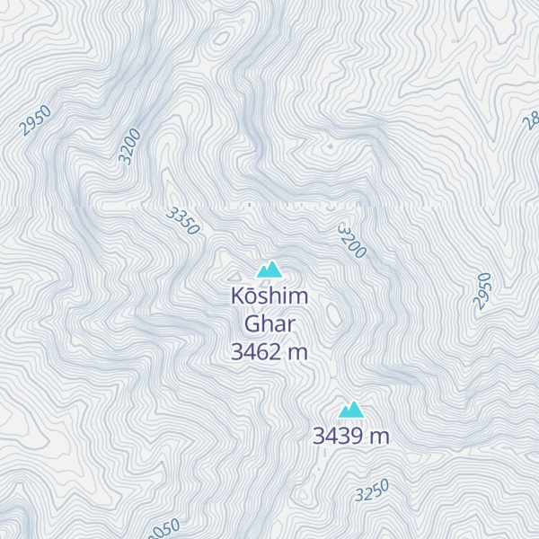 Map of Kōshim Ghar