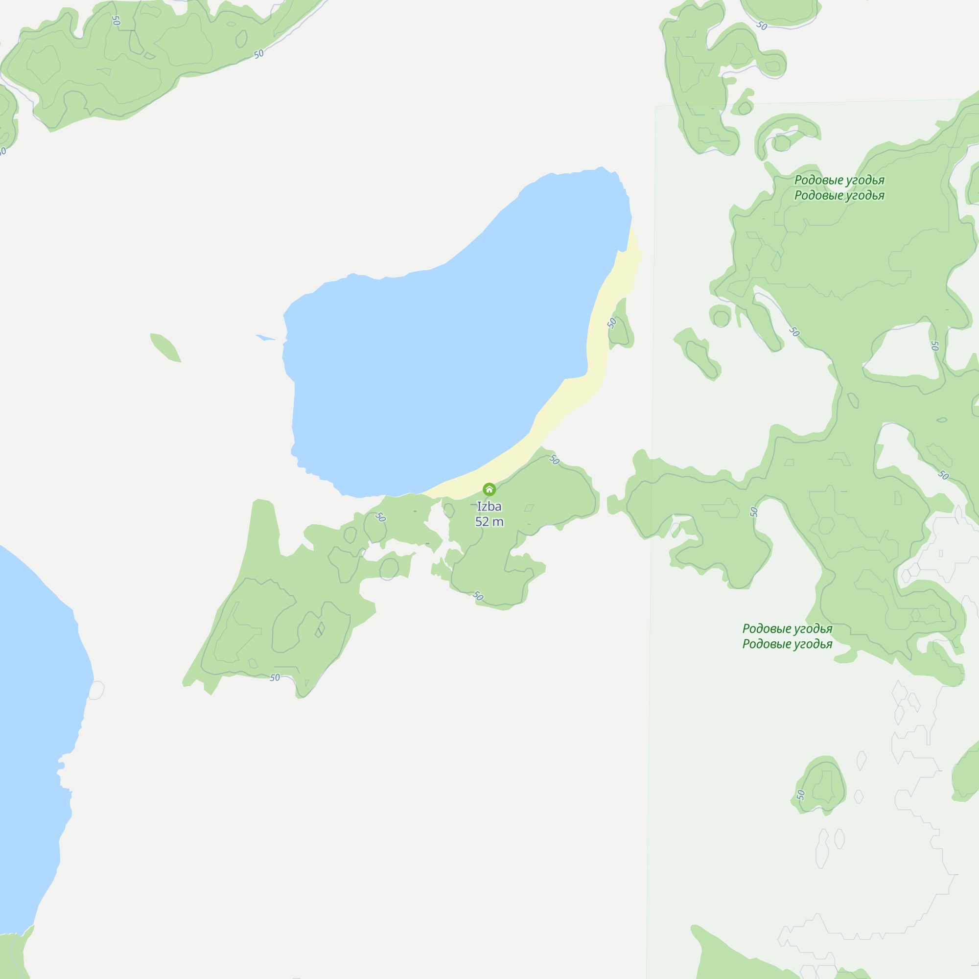 Izba map
