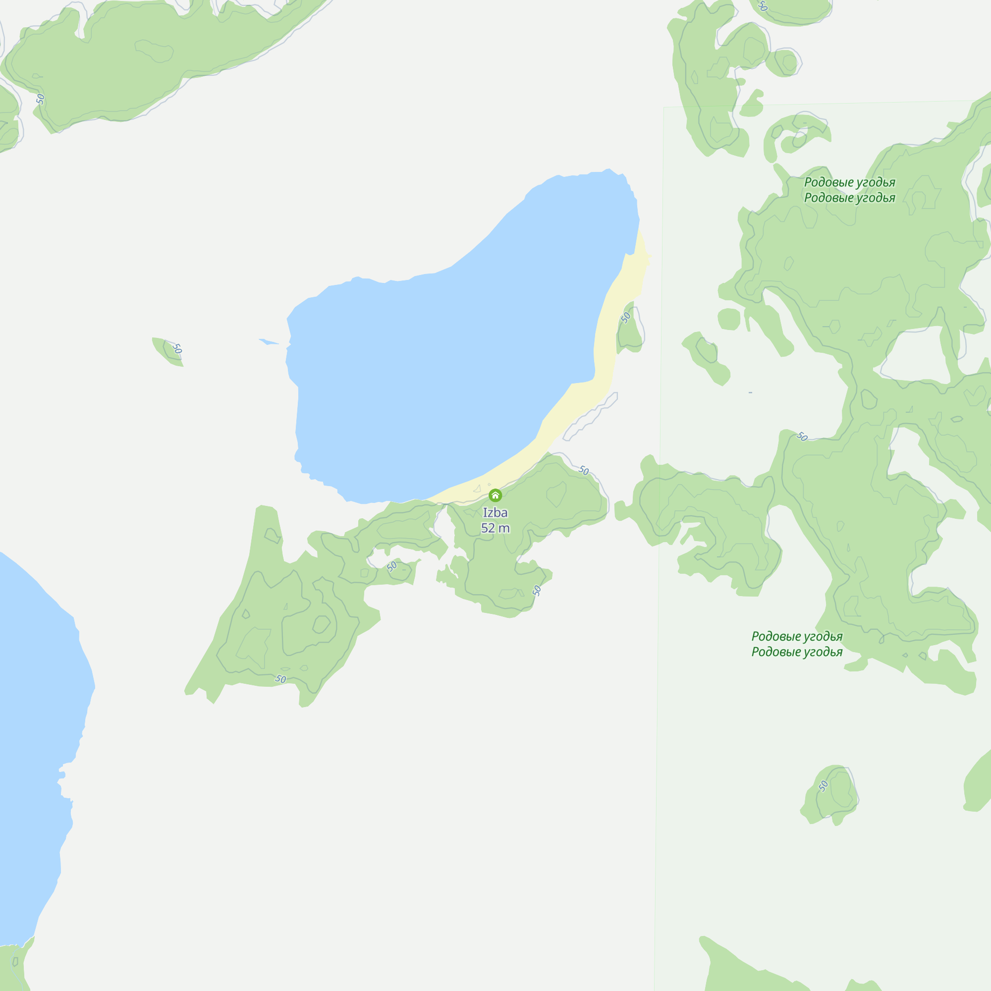 Izba map