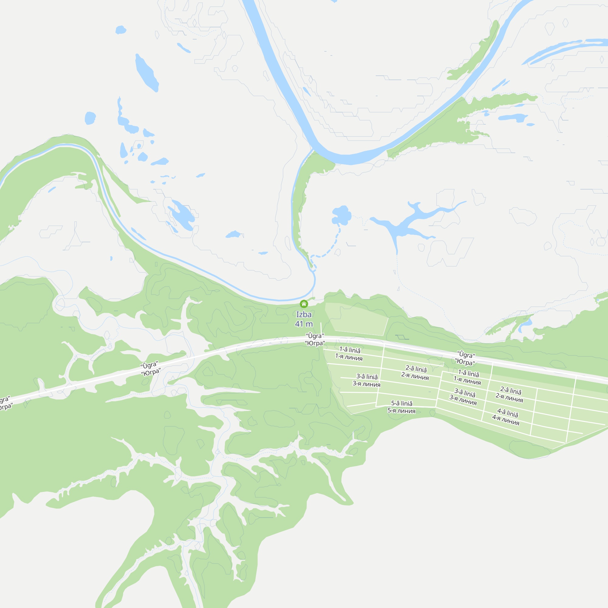 Izba map