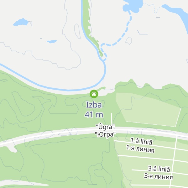 Map of Izba