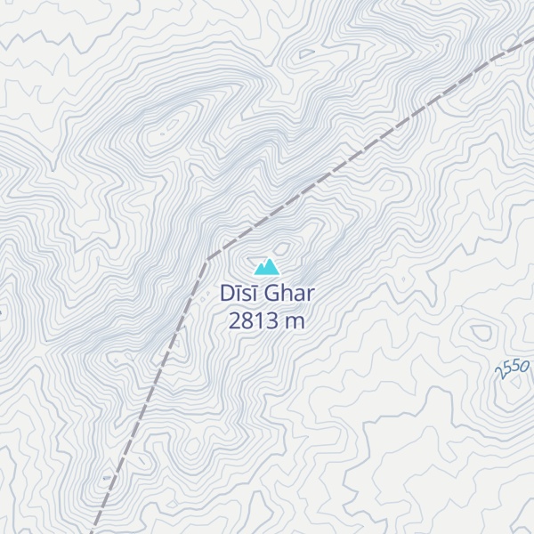 Map of Dīsī Ghar
