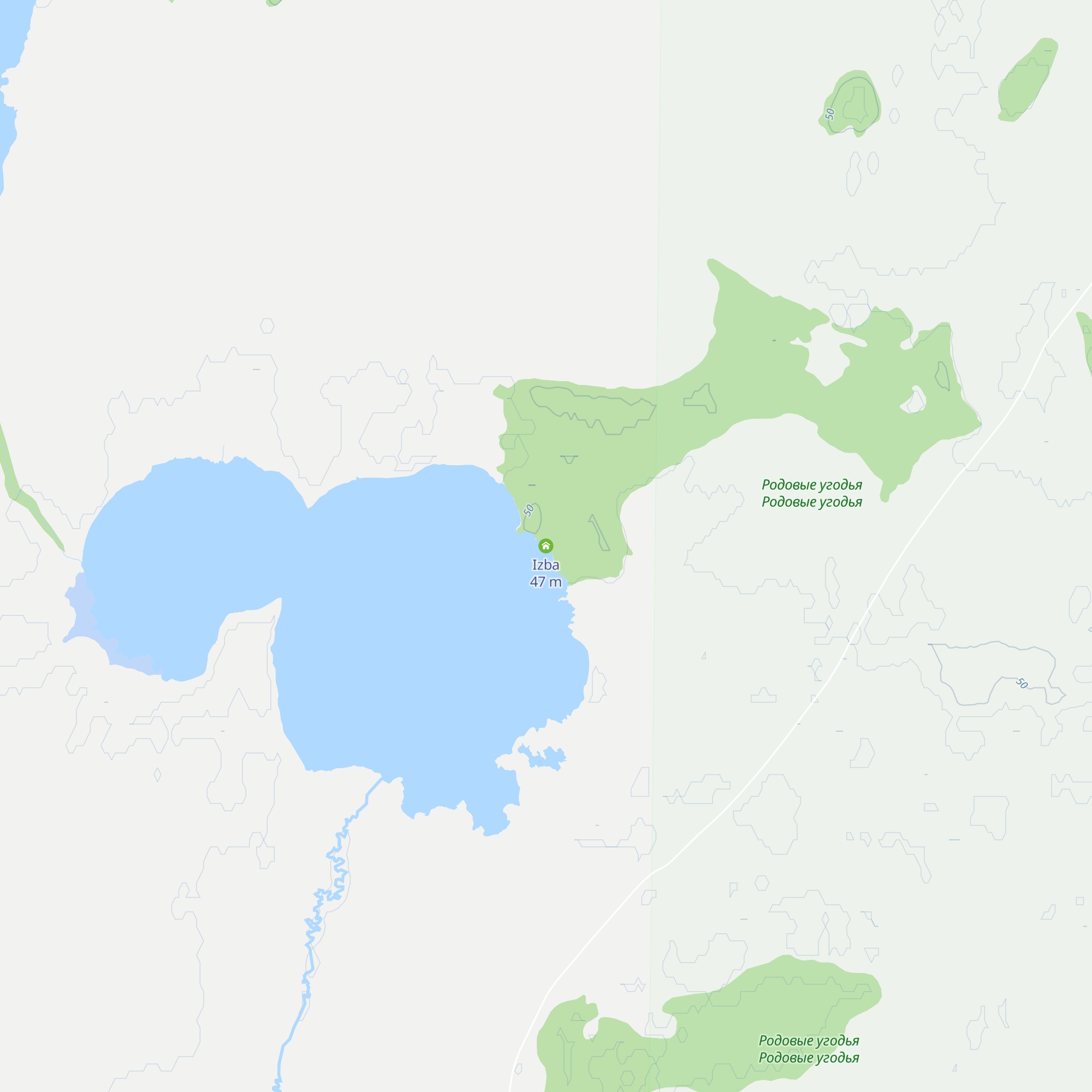 Izba map