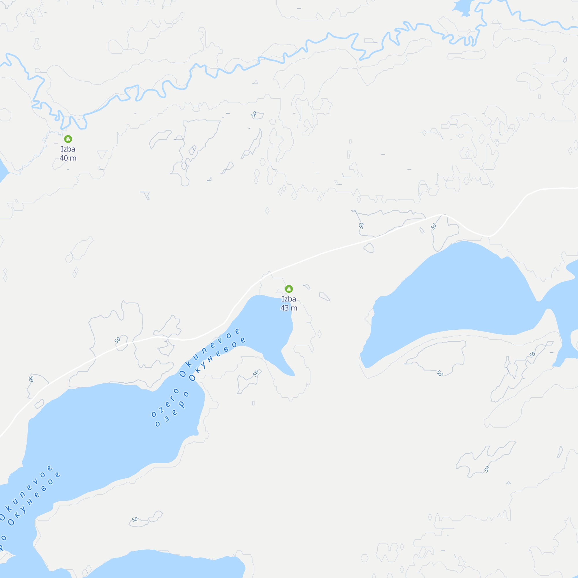 Izba map