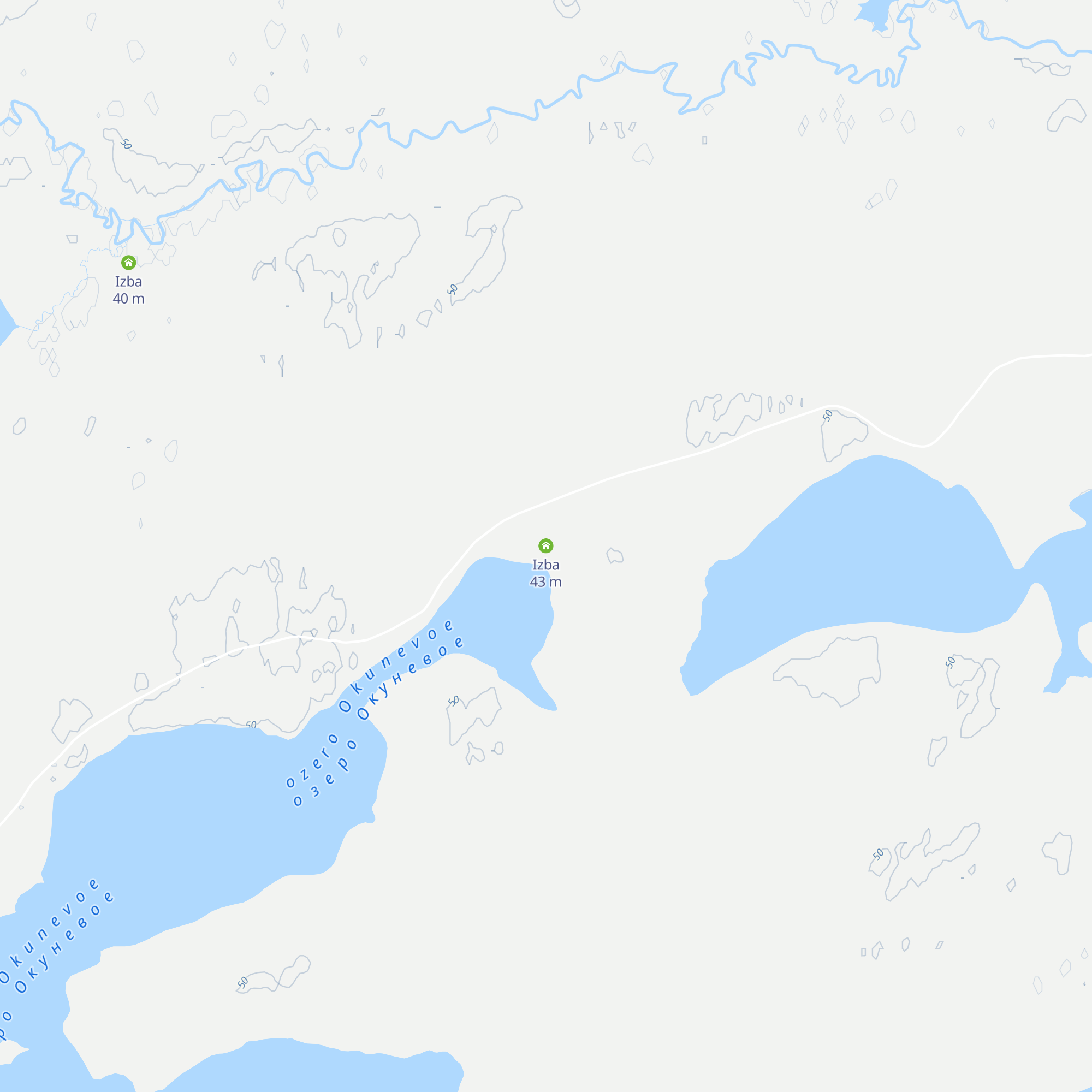Izba map