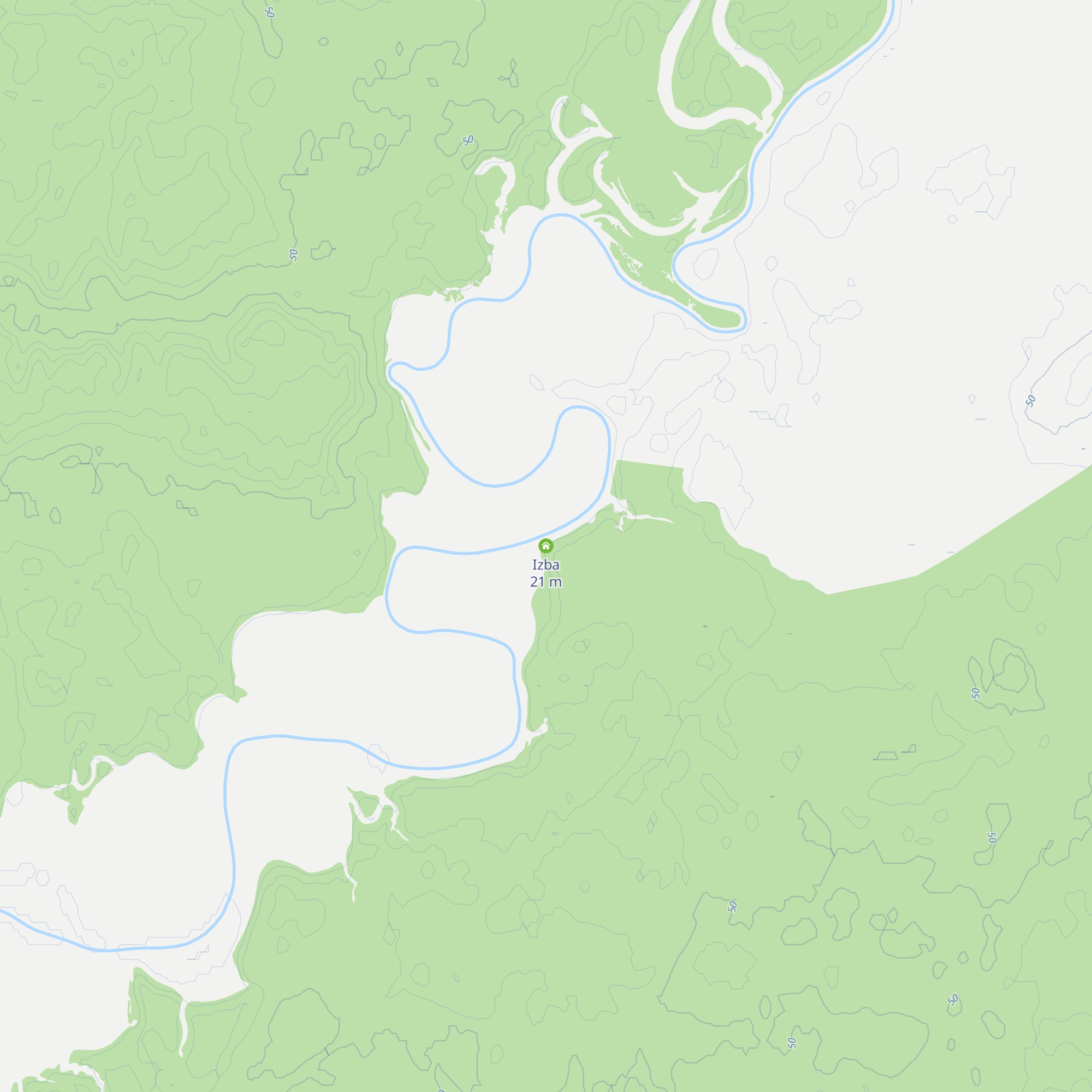 Izba map