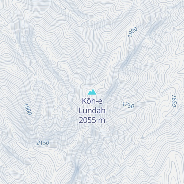 Map of Kōh-e Lundah