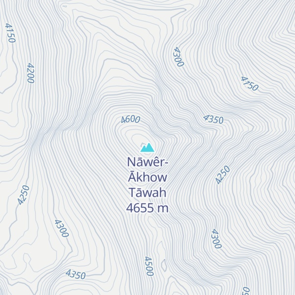 Map of Nāwêr-Ākhow Tāwah
