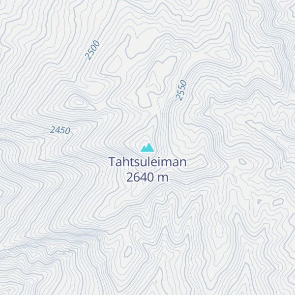 Map of Tahtsuleiman