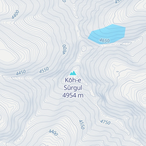 Map of Kōh-e Sūrgul