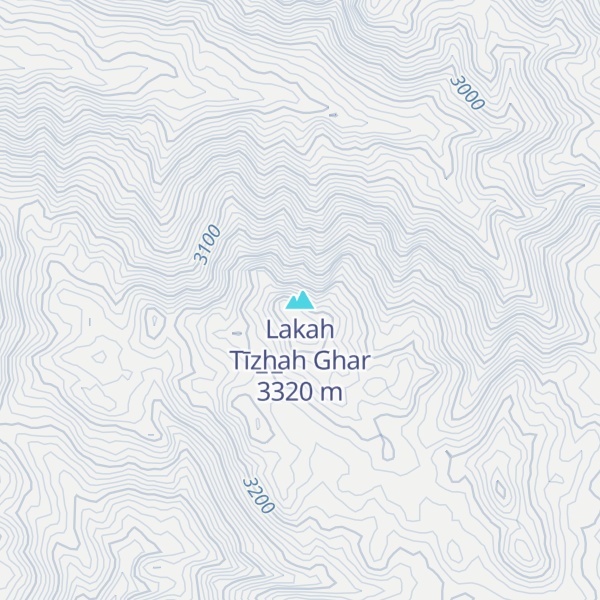 Map of Lakah Tīz̲h̲ah Ghar