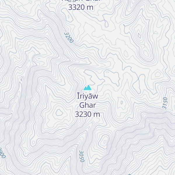 Map of Īriyāw Ghar