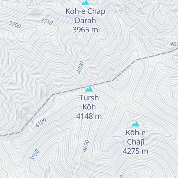 Map of Tursh Kōh