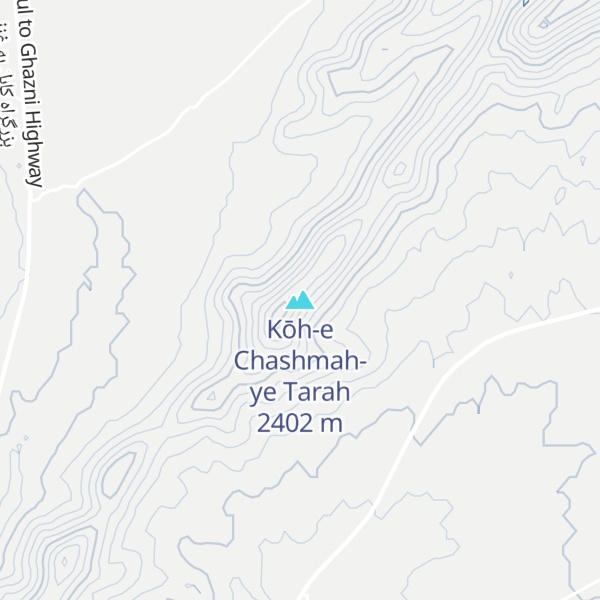Map of Kōh-e Chashmah-ye Tarah