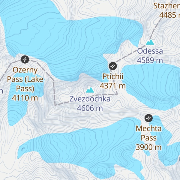 Map of Zvezdochka