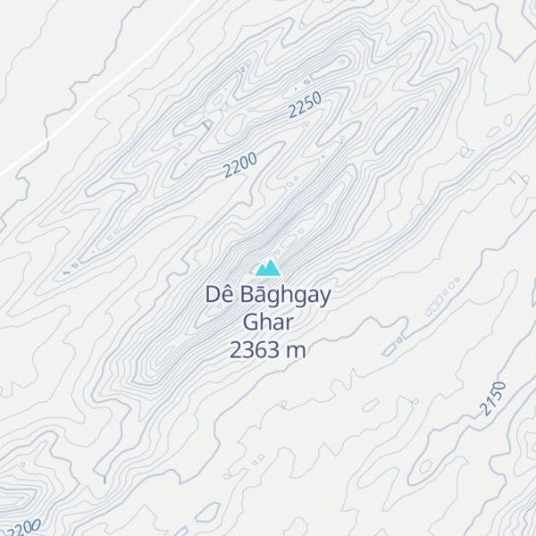 Map of Dê Bāghgay Ghar