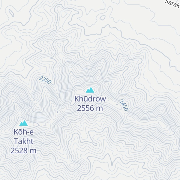 Map of Khūdrow