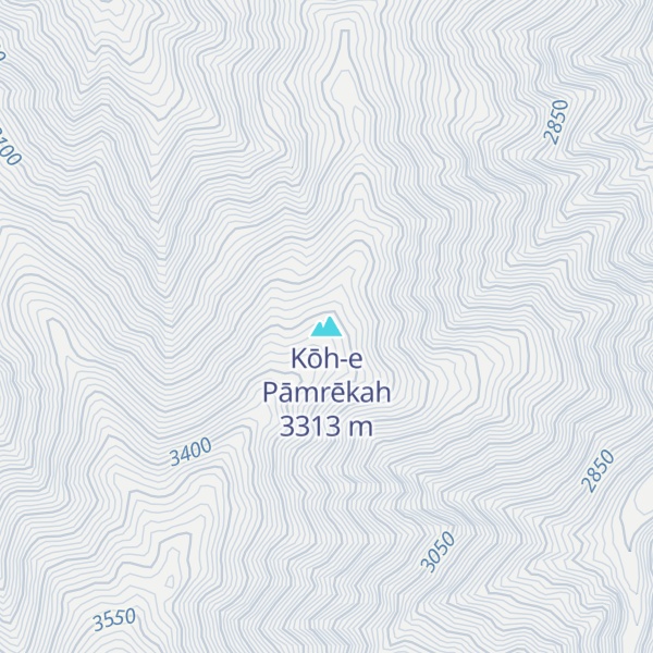Map of Kōh-e Pāmrēkah