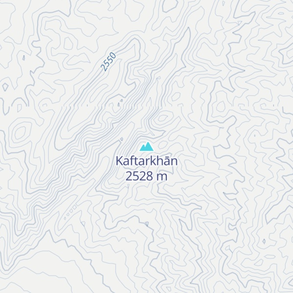 Map of Kaftarkhān