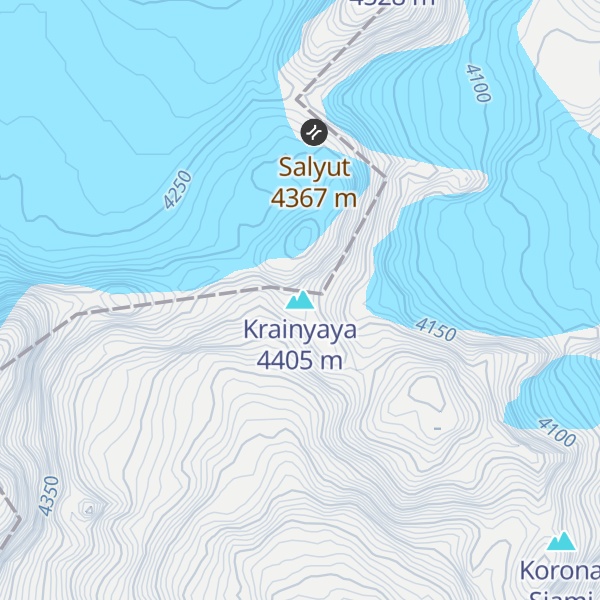 Map of Krainyaya