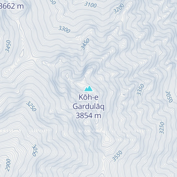Map of Kōh-e Gardulāq