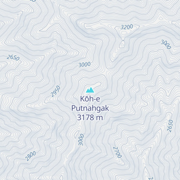 Map of Kōh-e Putnahgak