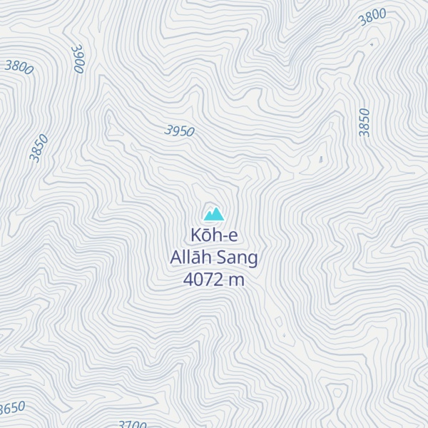 Map of Kōh-e Allāh Sang