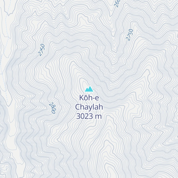 Map of Kōh-e Chaylah