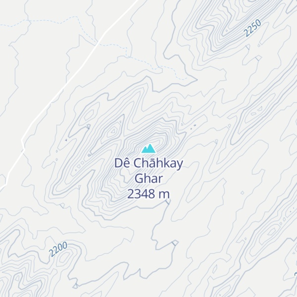 Map of Dê Chāhkay Ghar