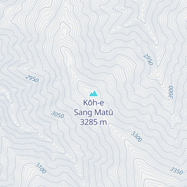 Map of Kōh-e Sang Matū